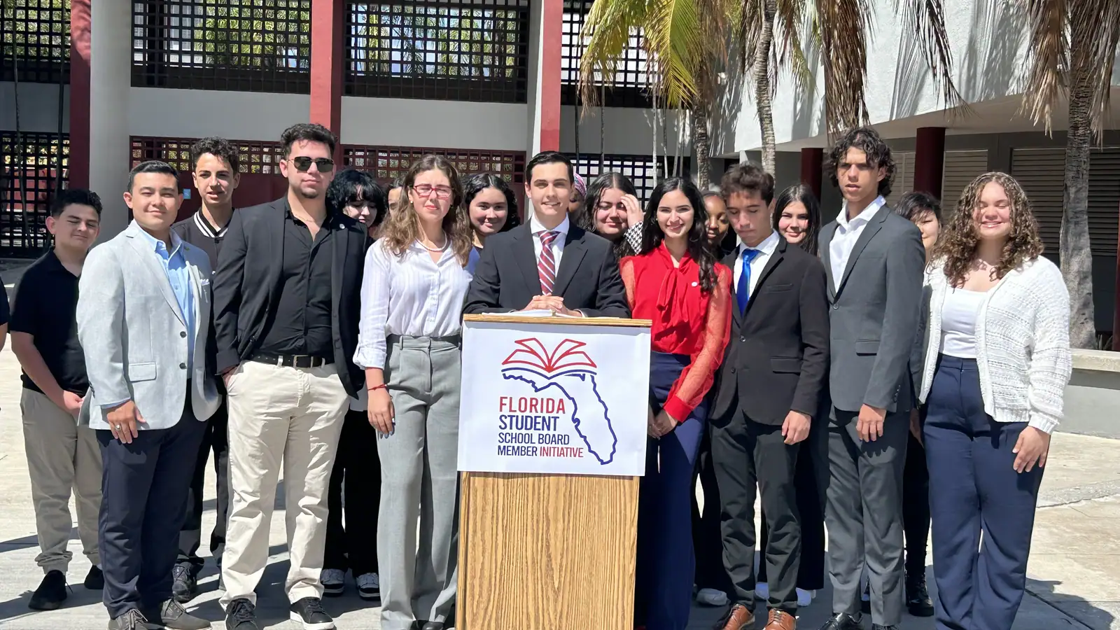 The launch of the Florida Student School Board Member Initiative.