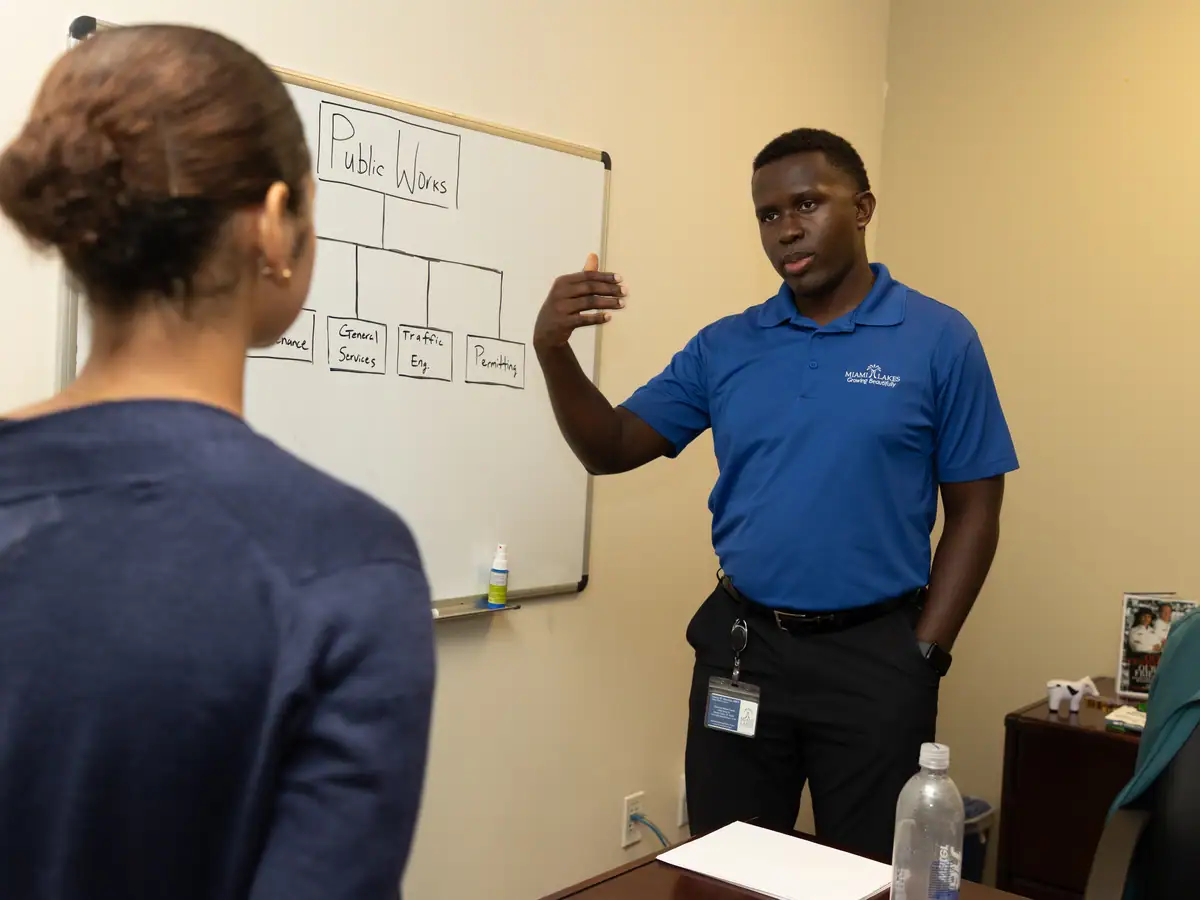 Municipal staff walk through how the department is organized.